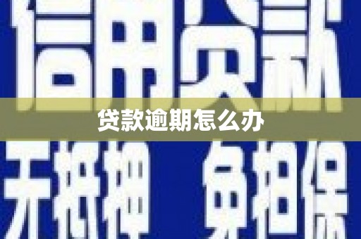 土默特左旗贷款逾期怎么办