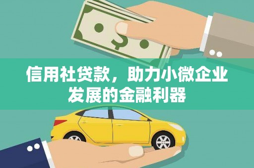 土默特左旗信用社贷款，助力小微企业发展的金融利器