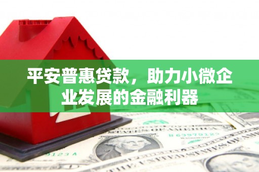土默特左旗平安普惠贷款，助力小微企业发展的金融利器