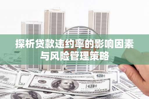 土默特左旗探析贷款违约率的影响因素与风险管理策略