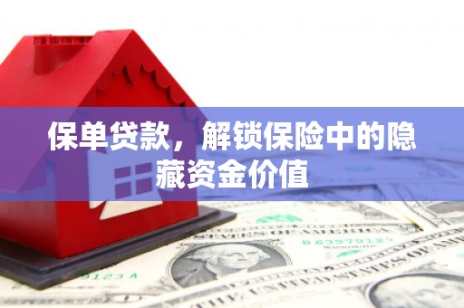 土默特左旗保单贷款，解锁保险中的隐藏资金价值