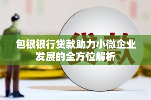 土默特左旗包银银行贷款助力小微企业发展的全方位解析