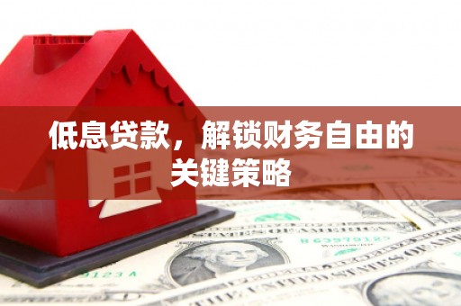 土默特左旗低息贷款，解锁财务自由的关键策略