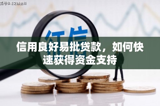 土默特左旗信用良好易批贷款，如何快速获得资金支持