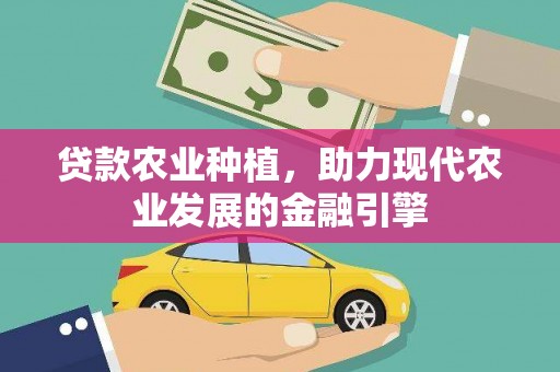土默特左旗贷款农业种植，助力现代农业发展的金融引擎